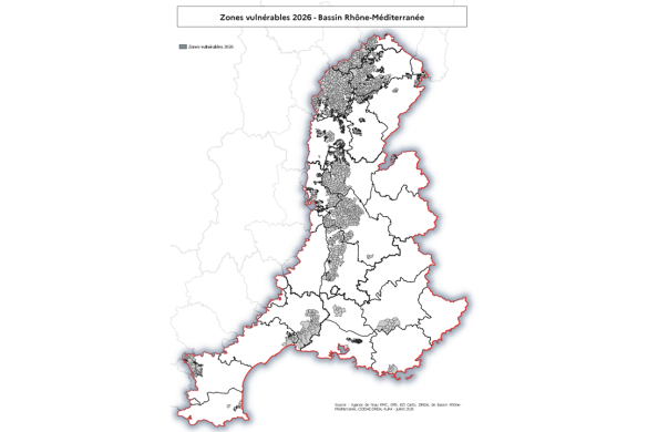 Zones vulnérables aux nitrates d’origine agricole 2026