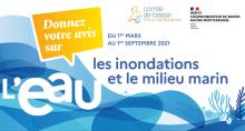 Illustration consultation SDAGE 2022-2027 mars-sept 2021 20210202_IMG_SDAGE_VisuelAcLogos_CB_prefet_3_800x430