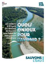 Étude sur les débits d’étiage du Rhône en baisse sous l’effet du changement climatique