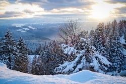 Enneigement des Alpes